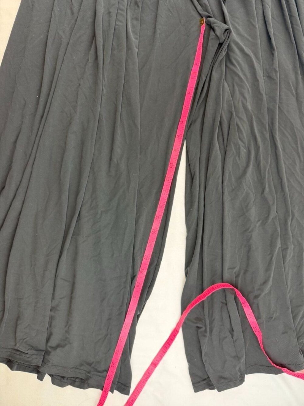 NWT Nap Loungewear Wide Leg Flowy Pants Modal Blend Black Medium Drawstring - Picture 9 of 9